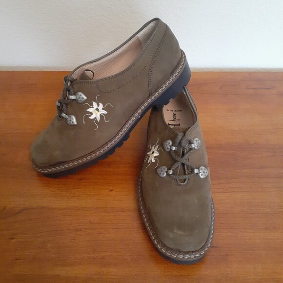 Ara Embroidered Lace-up Loafer - Picture 1 of 11